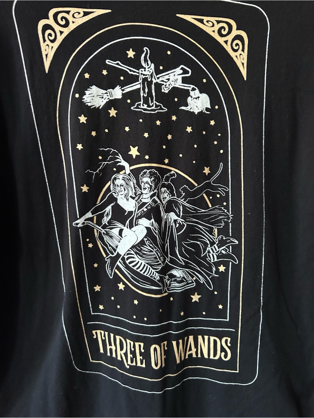 Three of Wands Tarot Graphic Tee - Hocus Pocus